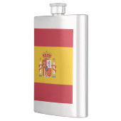 Spanische Flagge Flachmann (Links)