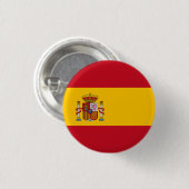 Spanische Flagge, Flagge Spaniens Button (Vorne & Hinten)