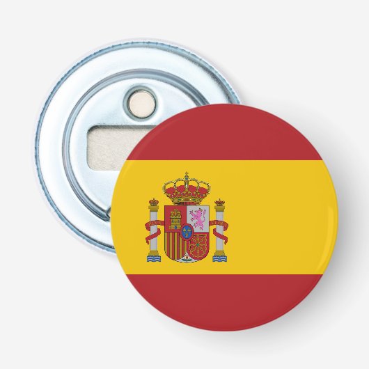 Spanische Flagge Flaschenöffner (Vorderseite)