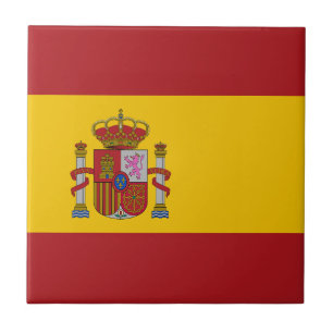 Spanische Flagge Fliese