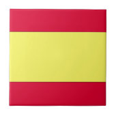 Spanische Flagge Fliese (Vorderseite)