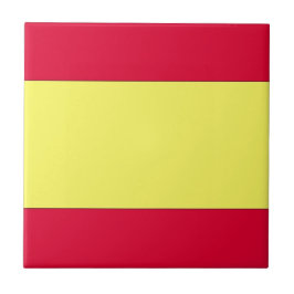 Spanische Flagge Fliese