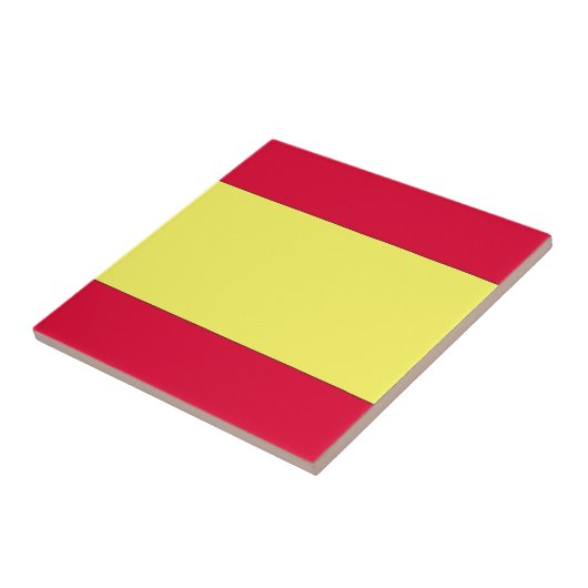 Spanische Flagge Fliese (Seite)