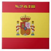 Spanische Flagge Fliese (Vorderseite)