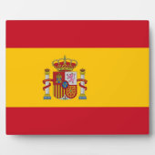 Spanische Flagge Fotoplatte (Vorderseite)