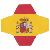 Spanische Flagge Fußball (Flach)