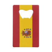 Spanische Flagge Geldbeutel Flaschenöffner (Vorderseite)