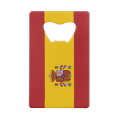 Spanische Flagge Geldbeutel Flaschenöffner (Rückseite)