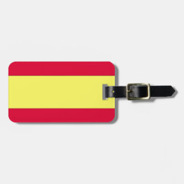 Spanische Flagge Gepäckanhänger