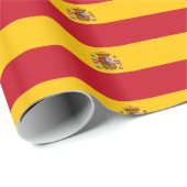 Spanische Flagge Geschenkpapier (Rolleneckpunkt)