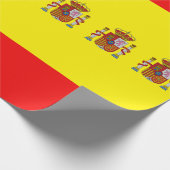 Spanische Flagge Geschenkpapier (Ecke)