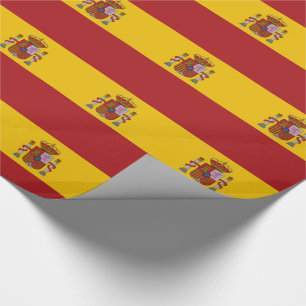 Spanische Flagge Geschenkpapier