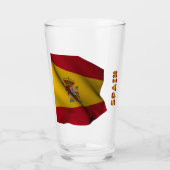 Spanische Flagge Glas (Vorderseite)