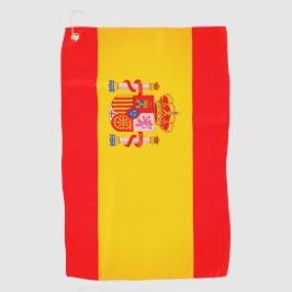 Spanische Flagge Golf Handtuch
