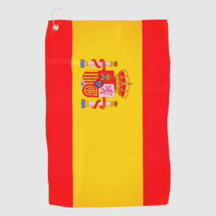Spanische Flagge Golf Handtuch