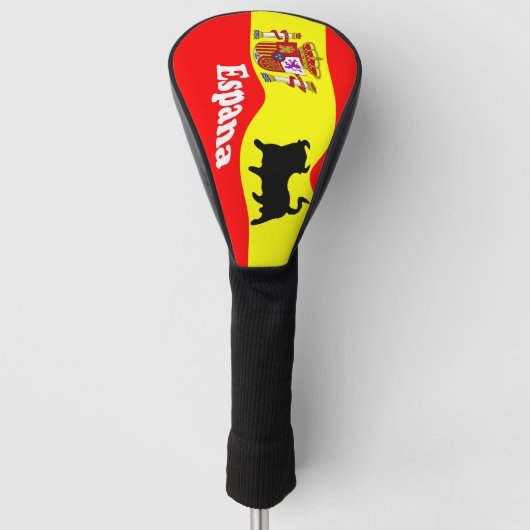 Spanische Flagge Golf Headcover (Vorderseite)