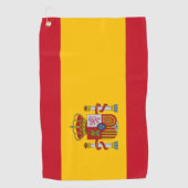 Spanische Flagge / Golf Spanien Mode / Sport Handt Golfhandtuch (Vorderseite)