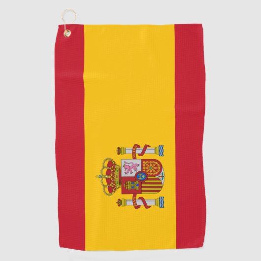 Spanische Flagge / Golf Spanien Mode / Sport Handt Golfhandtuch (Vorderseite)