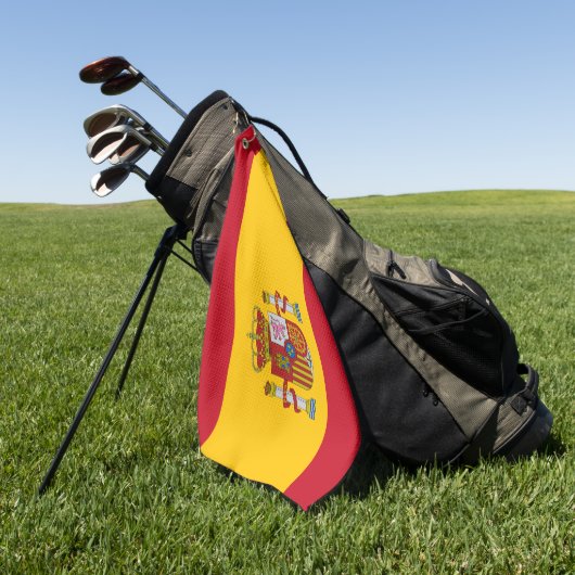 Spanische Flagge / Golf Spanien Mode / Sport Handt Golfhandtuch (Gras)