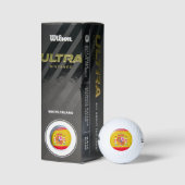 Spanische Flagge Golfball (Verpackungen)