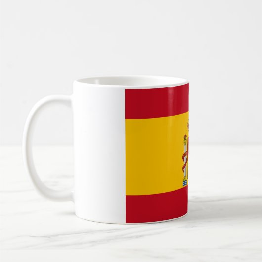 Spanische Flagge Kaffeetasse (Links)