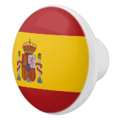 Spanische Flagge Keramikknauf (Rechts)
