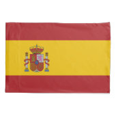 Spanische Flagge Kissenbezug (Rückseite)