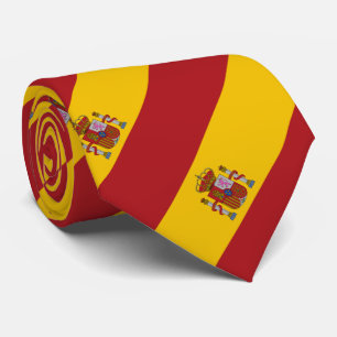 Spanische Flagge Krawatte