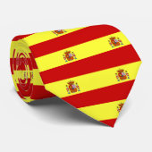 Spanische Flagge Krawatte (Gerollt)