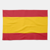 Spanische Flagge Küchentuch (Horizontal)