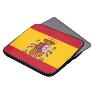 Spanische Flagge Laptopschutzhülle