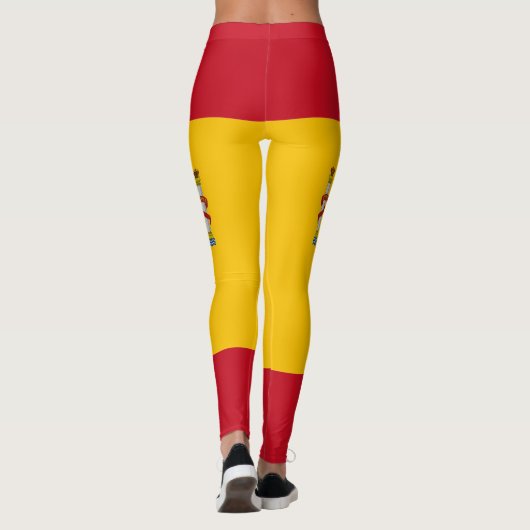 Spanische Flagge Leggings (Rückseite)