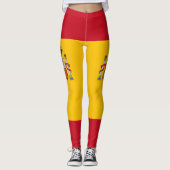 Spanische Flagge Leggings (Vorderseite)