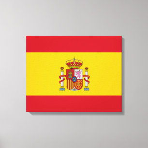 Spanische Flagge Leinwanddruck