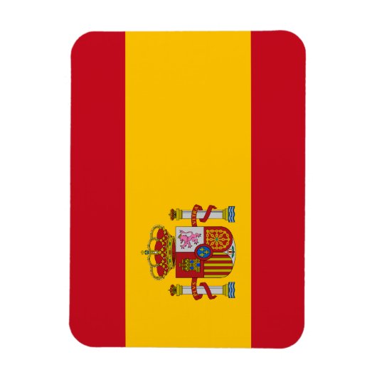 Spanische Flagge Magnet (Vertikal)