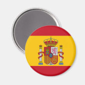 Spanische Flagge Magnet (Vorderseite/Rückseite)