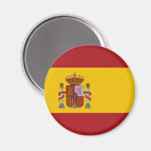 Spanische Flagge Magnet (Vorderseite/Rückseite)