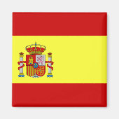 Spanische Flagge Magnet (Vorne)