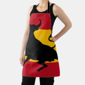 Spanische Flagge mit Stier Schürze (InSitu)