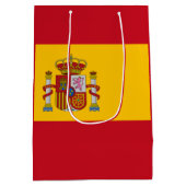 Spanische Flagge Mittlere Geschenktüte (Rückseite)