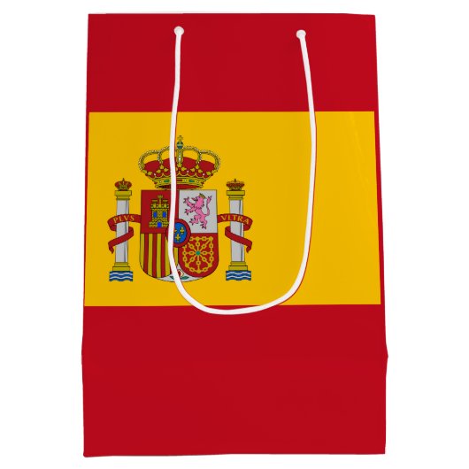 Spanische Flagge Mittlere Geschenktüte (Rückseite)