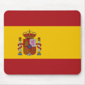 Spanische Flagge Mousepad (Vorne)