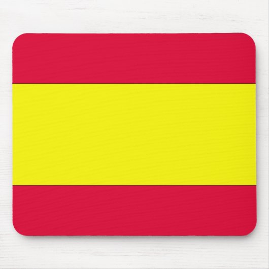 Spanische Flagge Mousepad (Vorne)