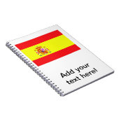 Spanische Flagge Notizblock (Rechte Seite)