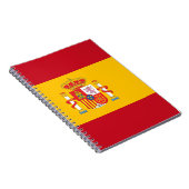 Spanische Flagge Notizblock (Rechte Seite)
