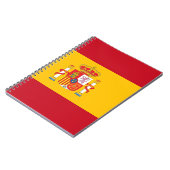 Spanische Flagge Notizblock (Linke Seite)