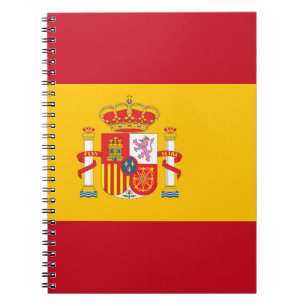 Spanische Flagge Notizblock