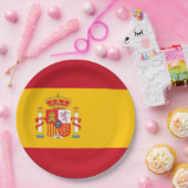 Spanische Flagge Pappteller (Party)