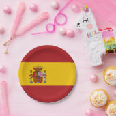 Spanische Flagge Pappteller (Party)