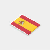 Spanische Flagge Post-it Klebezettel (angewinkelt)